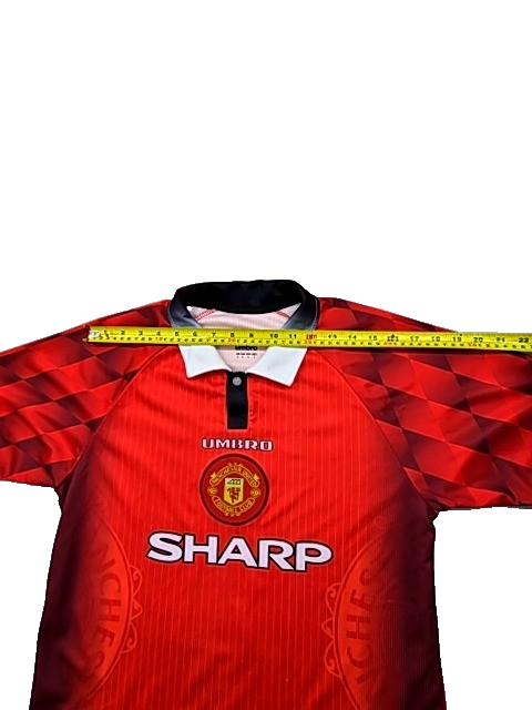 Umbro 1995 Vintage Red Diamond Football Shirt Men's L Polo