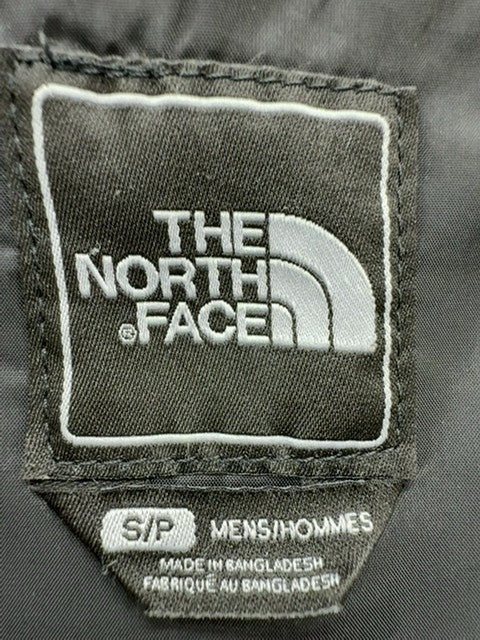 The North Face Men Black Hooded Puffer Vest Size S Regular Condition