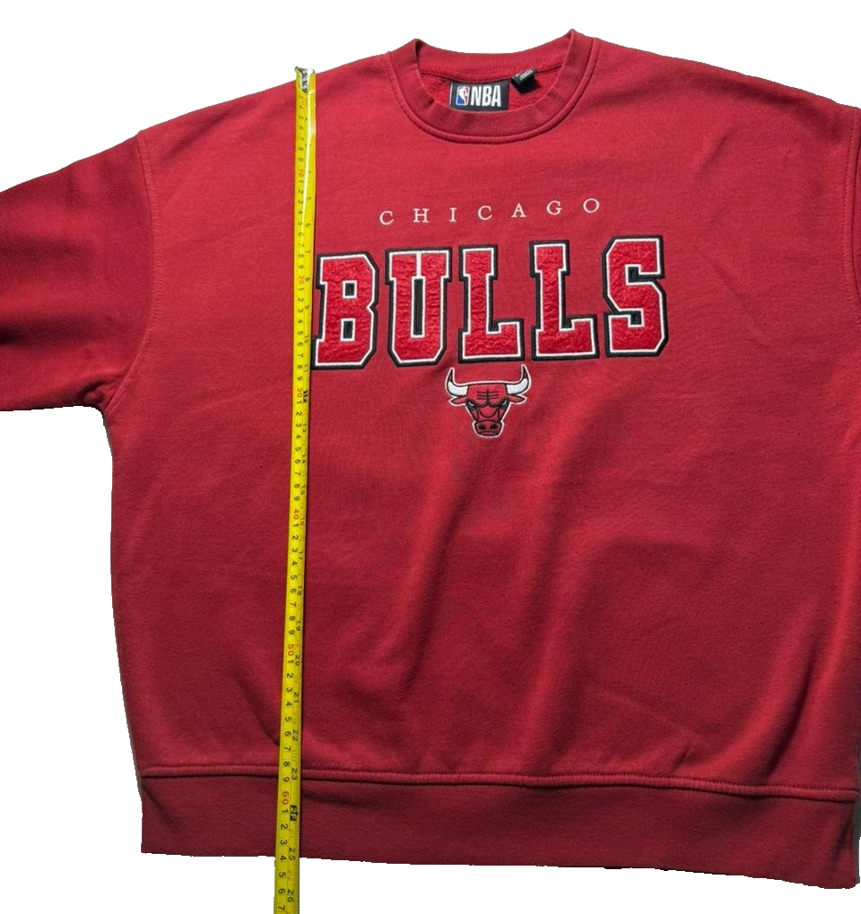 Vintage 90'S Chicago Bulls Nba Sweatshirt - Size XS