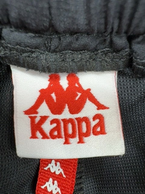 Kappa Men's Navy Blue Track Joggers Small Logo Tape Tapered