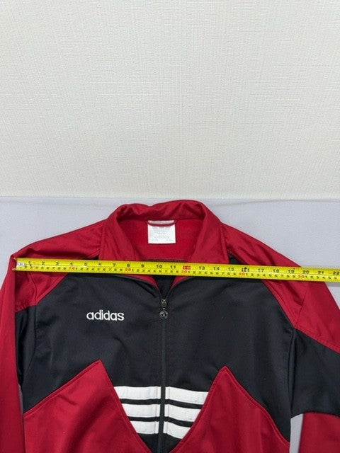 Adidas Vintage Red Black Retro Track Jacket D176 EU Zip[1]
