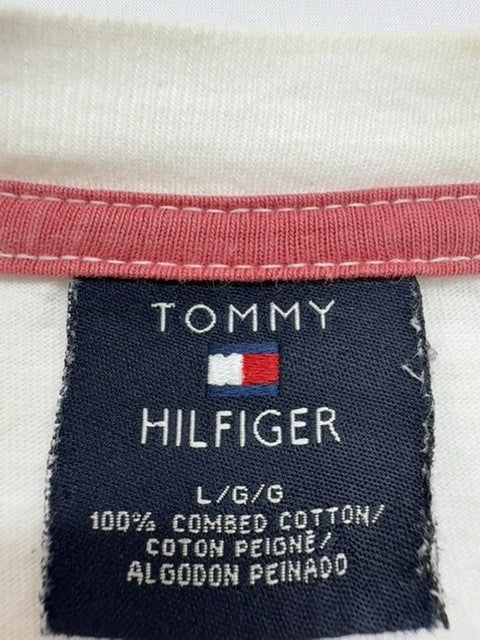 Tommy Hilfiger Men White T-Shirt size L product image 3