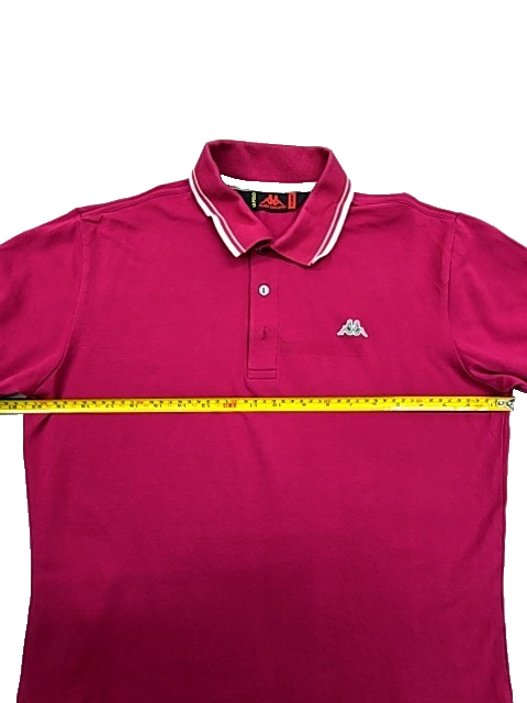 Robe di Kappa Men's Magenta Polo XL Short Sleeve White Piping