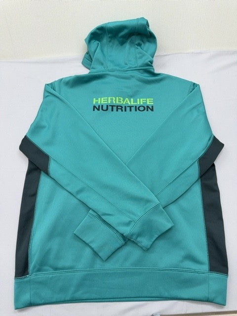 Nike Men's Teal Pullover Hoodie Size M Therma-Fit Athletic
