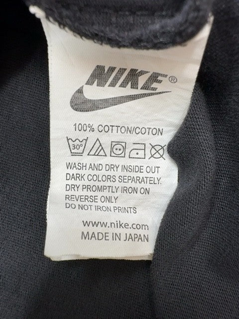 Nike Men's 3XL Black Cotton T-Shirt Short Sleeve Crewneck Japan