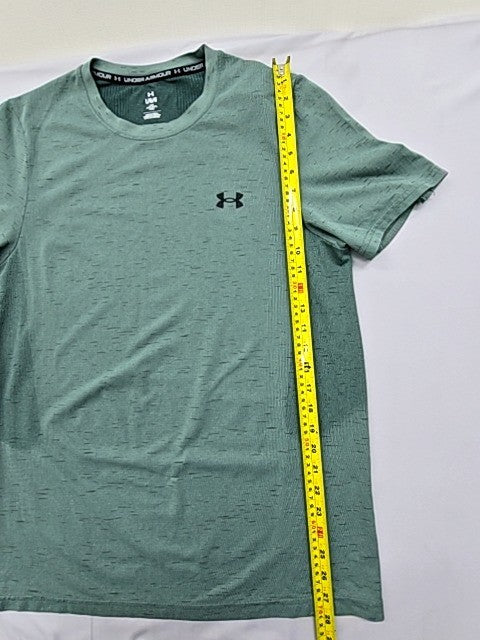 Under Armour Unisex Green Fitted Short Sleeve T-Shirt Size L
