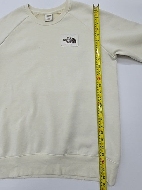 The North Face Women's Cream Pullover Crewneck Sweater Size L Excellent