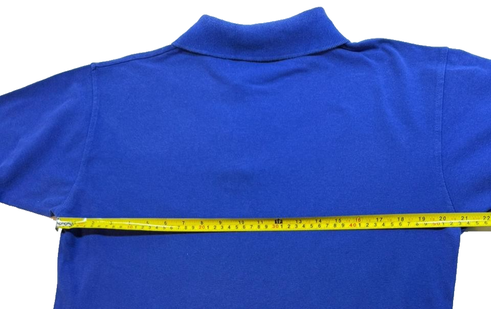 Men's Lacoste Regualr Fit Cotton Polo Shirt Size XL Blue