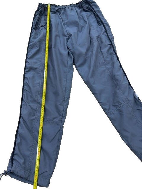 Reebok Men's Gray Track Pants L Regular Tapered Athletic