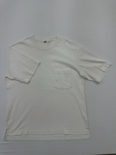 Uniqlo Jersey White size XL front view