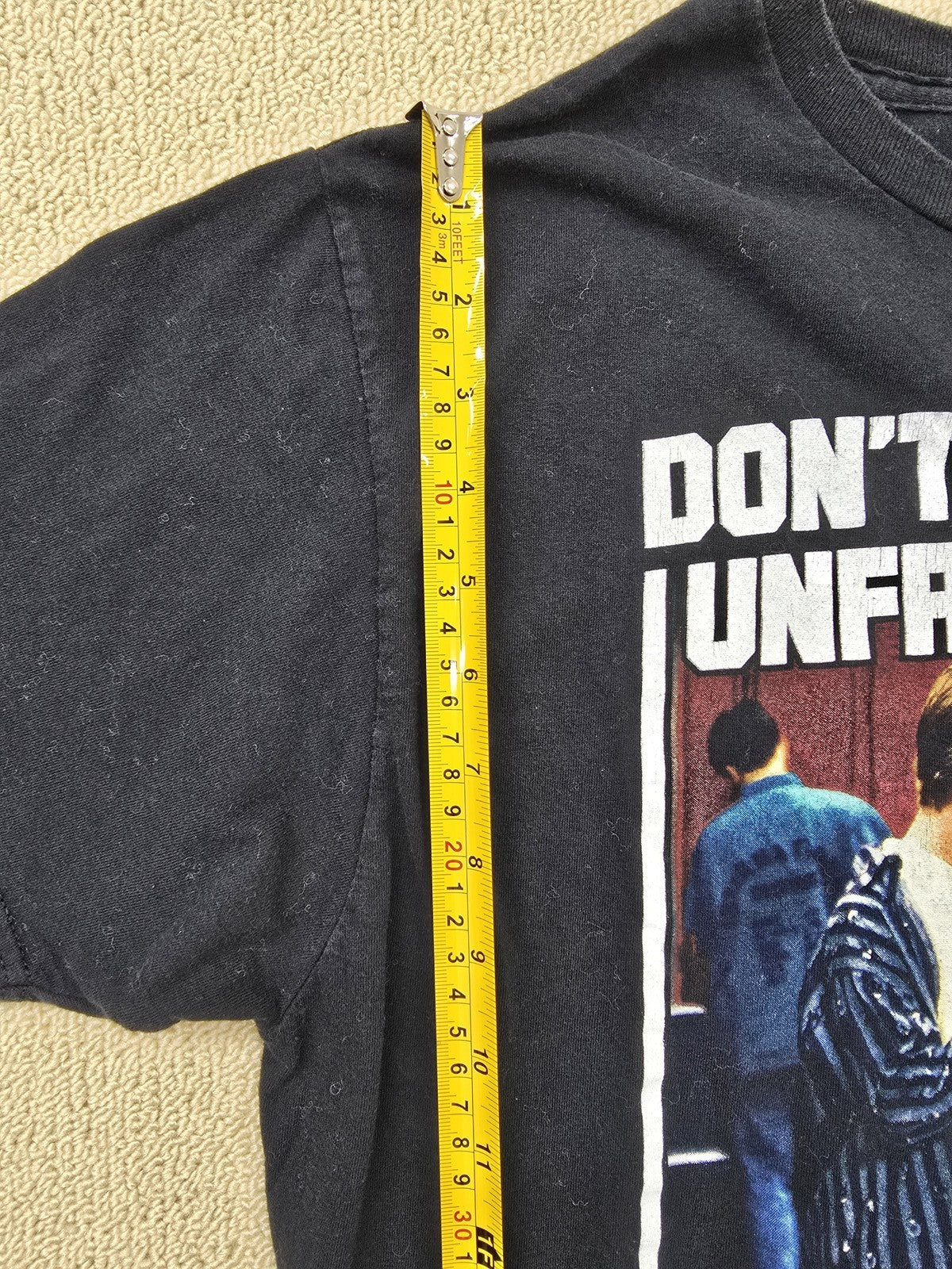 Ripple Junction Unisex Black TV Graphic T-Shirt L 100% Cotton