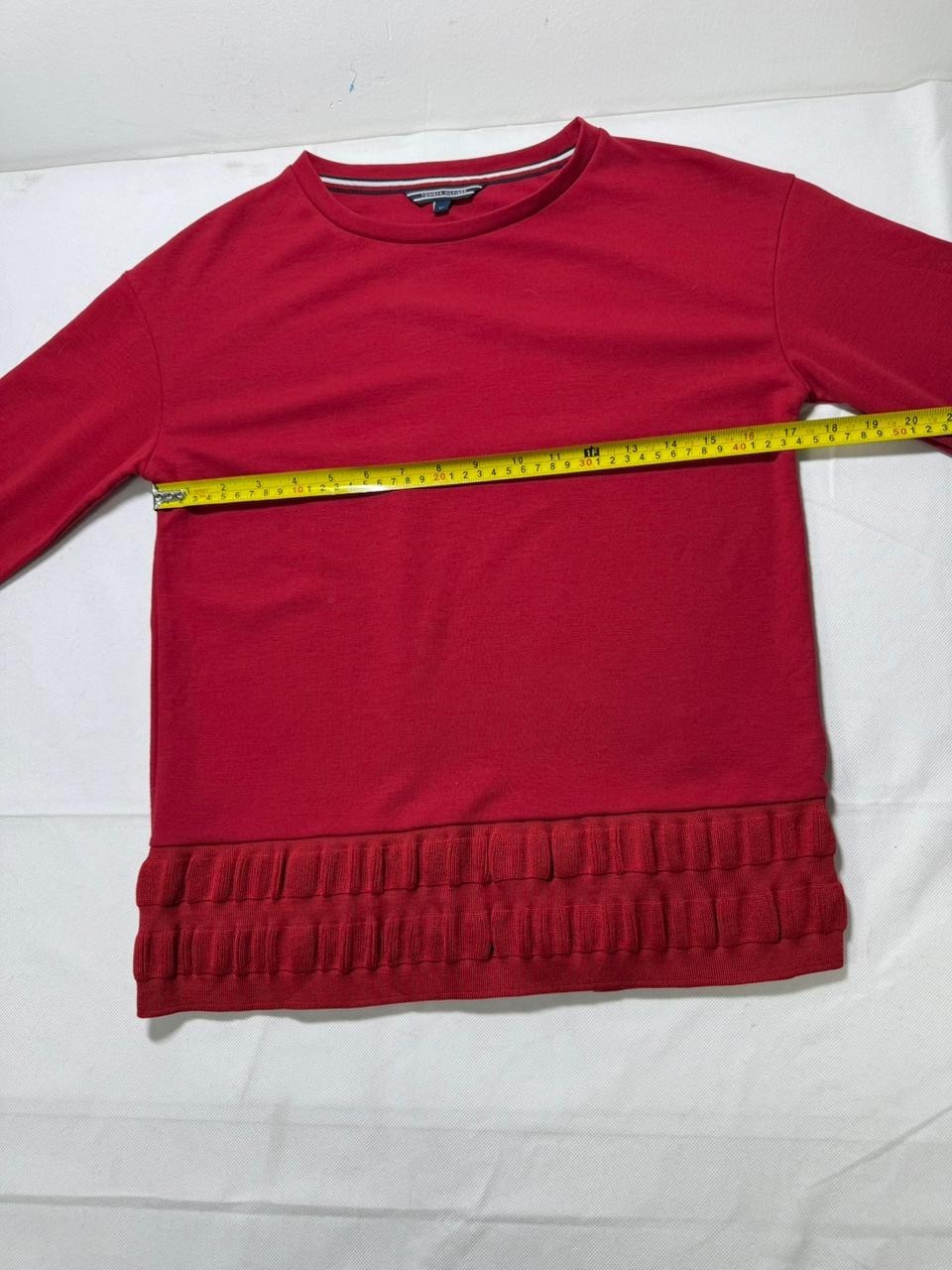 Tommy Hilfiger Red Light Weight Sweater For Women - Size XS