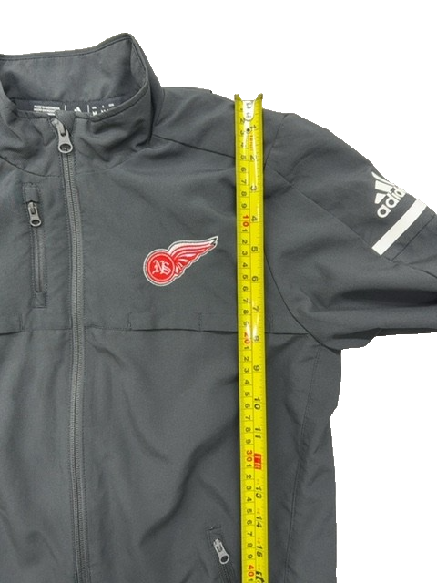 Adidas Detroit Red Wings Track Jacket Men's M Black Full-Zip
