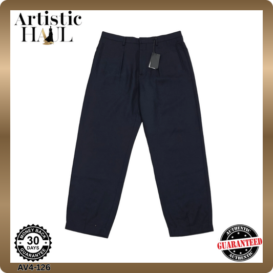 Giorgio Armani Women's Blue Pants, Wide Leg – Ref 98043