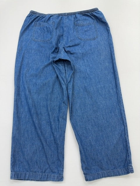 L.L.Bean Women Blue Pants size XL product image 2
