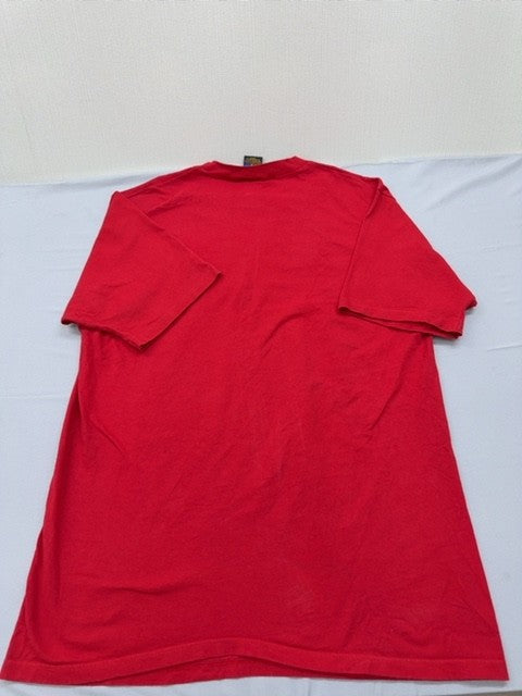Sun Men's Red T-Shirt – Size L, Motorcycle Large motorcycle large, Graphic