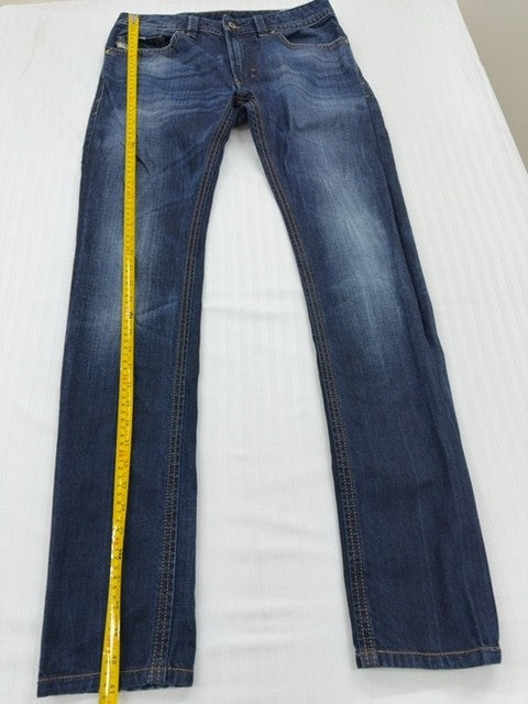Diesel Men's Dark Blue Straight Fit Industry Jeans Size Regular