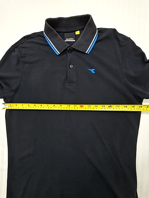Diadora Women Black Polo Shirt size L product image 7