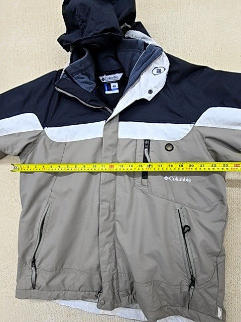 Columbia Men's Grey/Navy 3-in-1 Interchange Jacket M