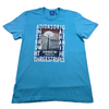 Adidas Unisex Blue T-Shirt – Size M, Logo, Short Sleeve