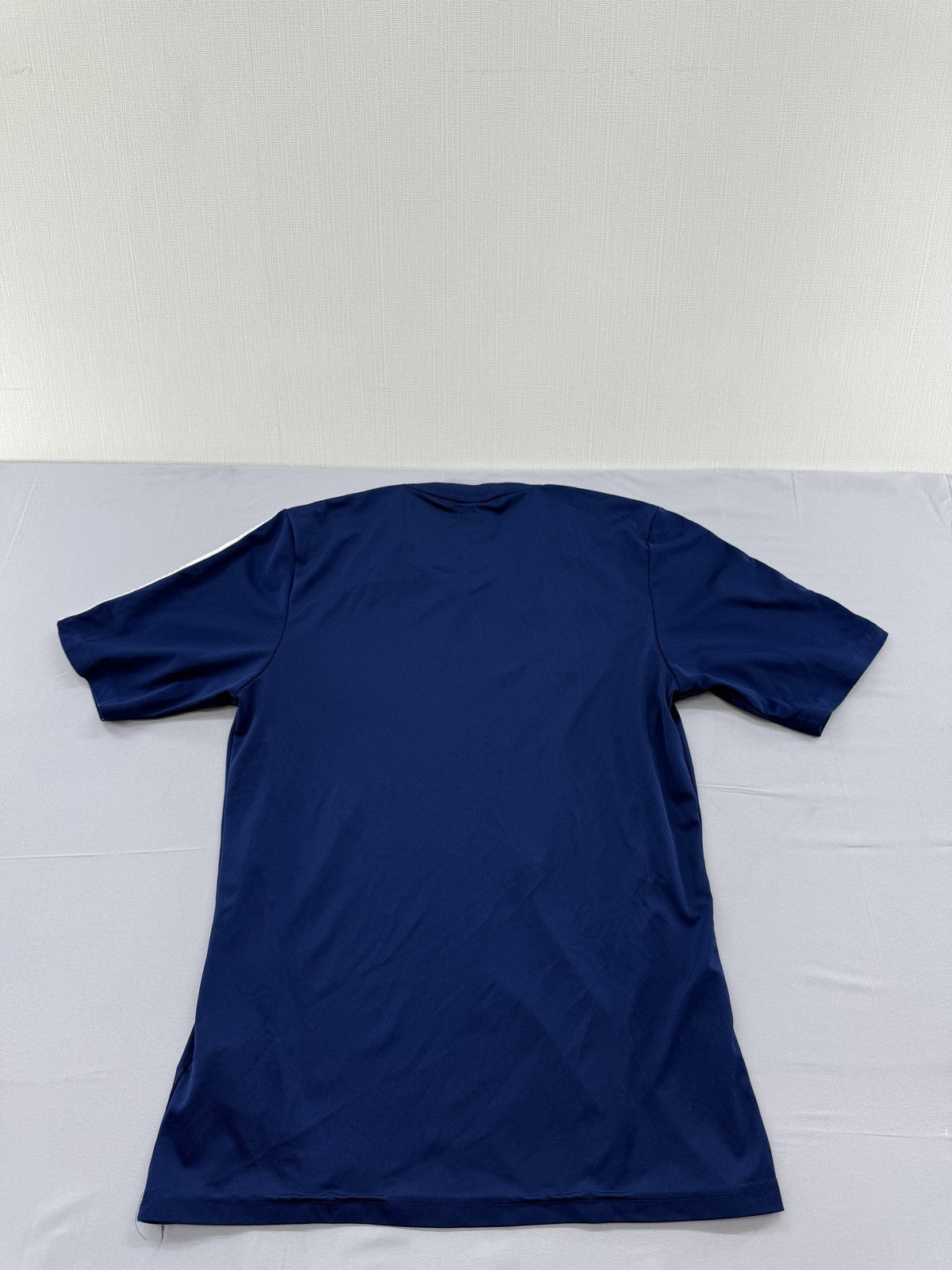 Adidas Climacool Navy Stripe Soccer Jersey S Men V-Neck