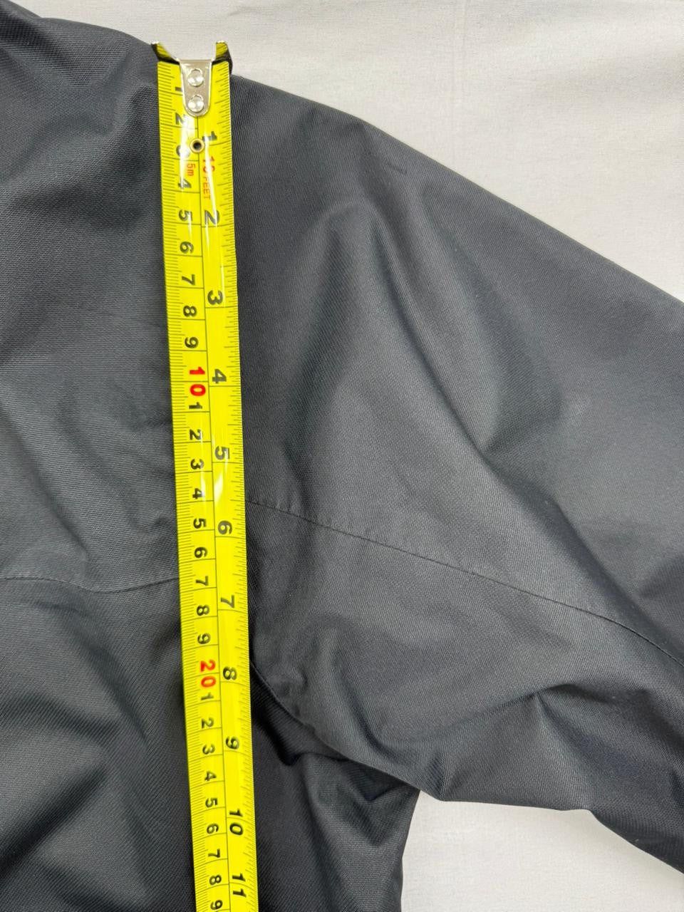 Columbia Men's Gray Hooded Waterproof Rain Jacket Size M