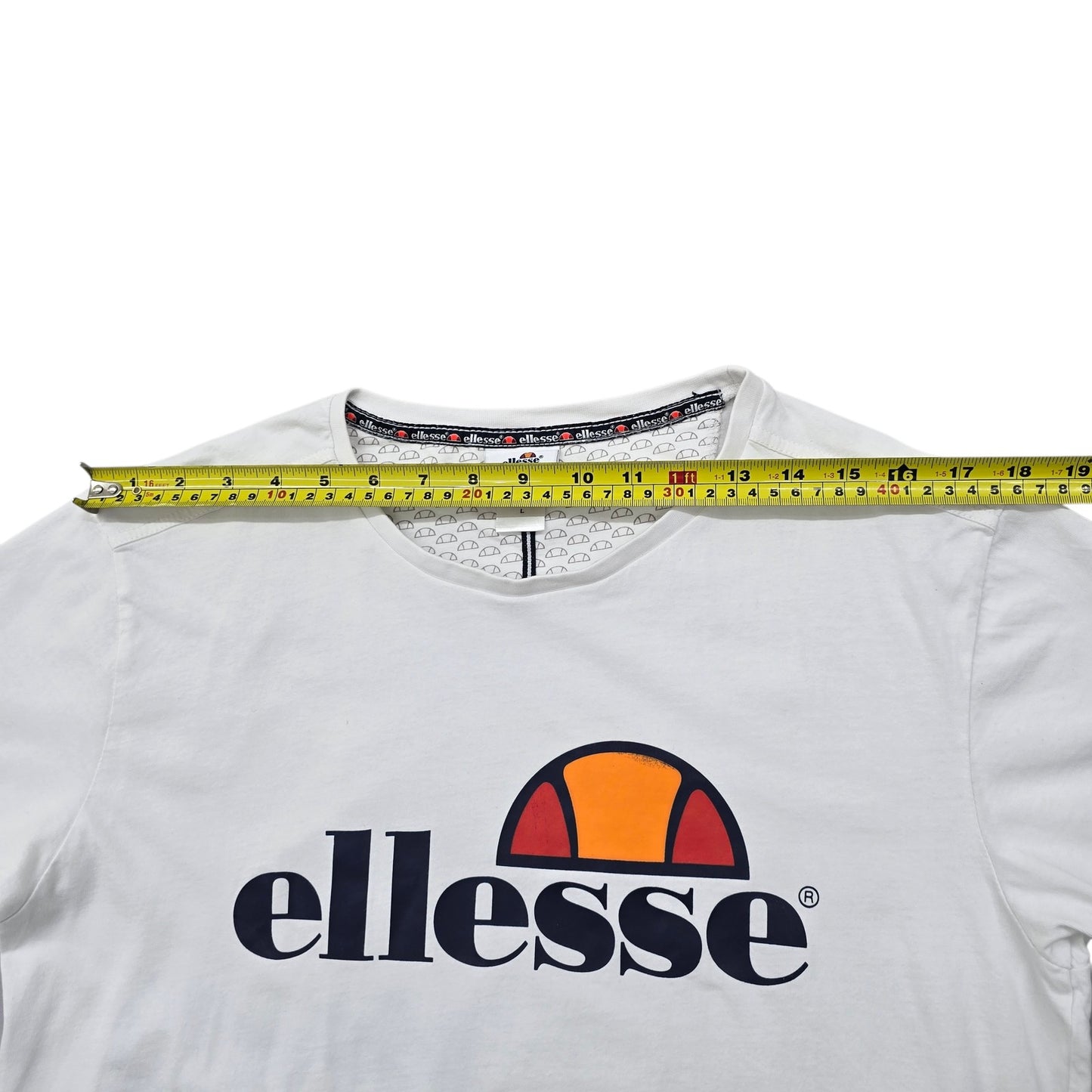 Ellesse Men White T-Shirt size L product image 4