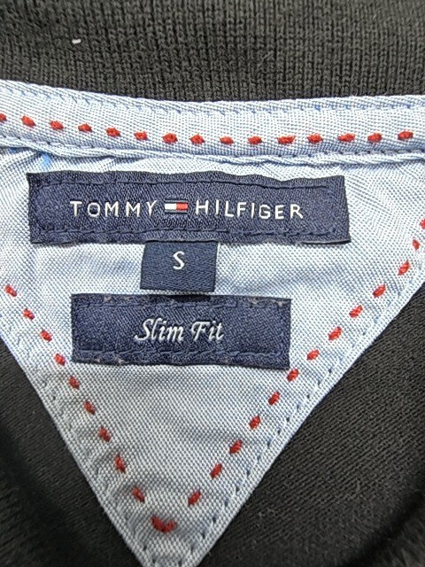 Tommy Hilfiger Men Black Polo Shirt size S product image 4