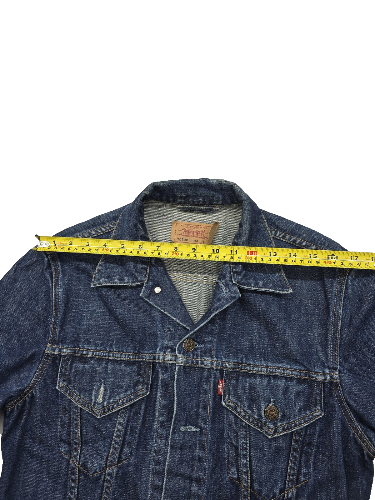 Levi's Men's Dark Blue Vintage Denim Trucker Jacket L