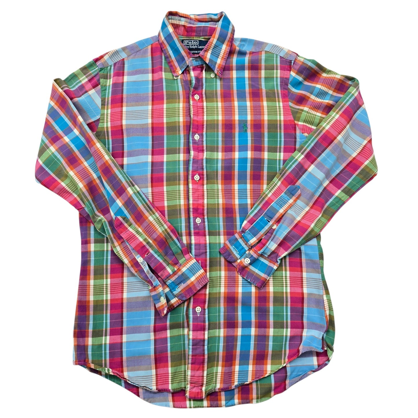 Polo Ralph Lauren Men's Multicolor Shirt – Size S, Plaid, Long Sleeve