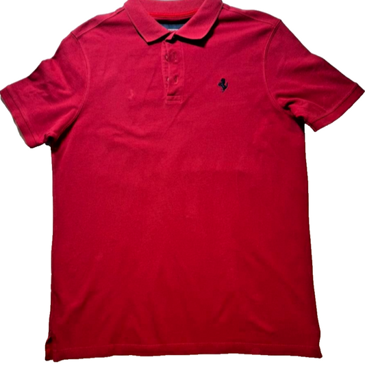 Ferrari Men's Red Short Sleeve Polo Shirt Size XL