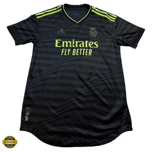 Adidas Men's Multicolor Jersey – Size M, Real Madrid Third Neon