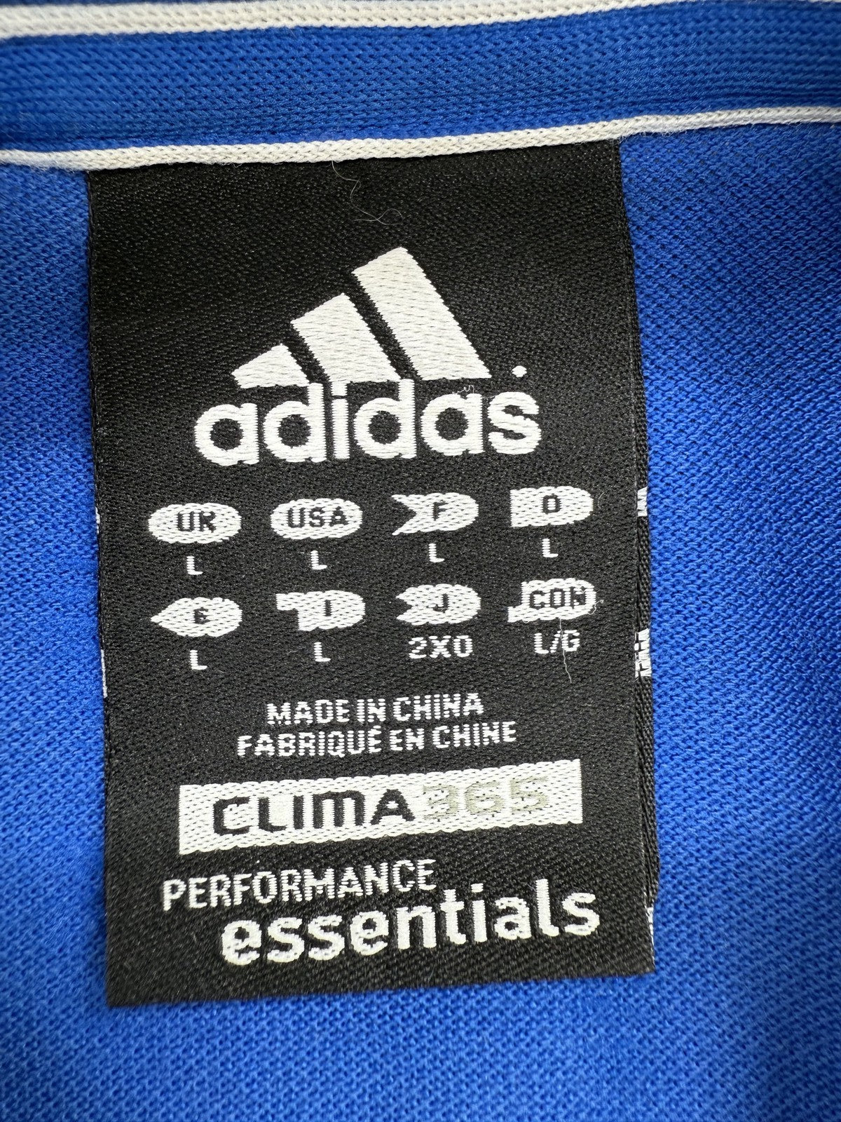 Adidas Men's Blue Short Sleeve Polo Shirt Clima365 Performance