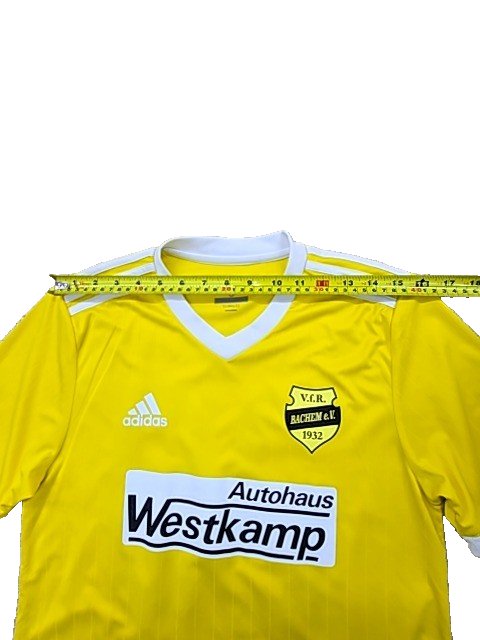Adidas Men's VfL Bochum 1848 Yellow Soccer Jersey S Climalite V-Neck