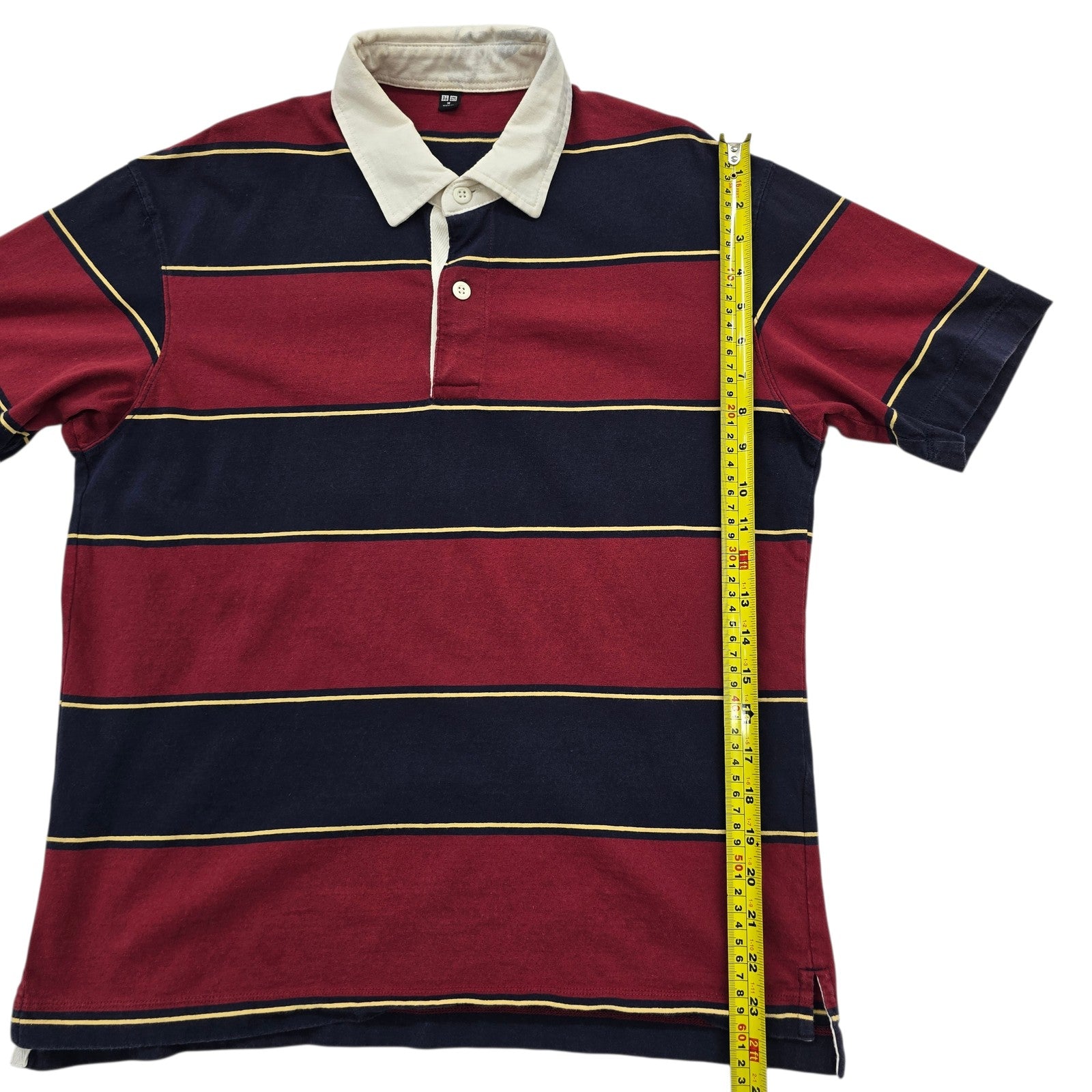 Uniqlo Men Navy Polo Shirt size M product image 8