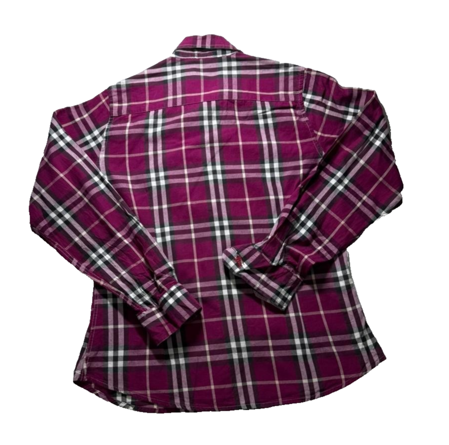 Burberry Brit Shirt Men's Check Plaid Long Sleeve Tartan Casual | XL