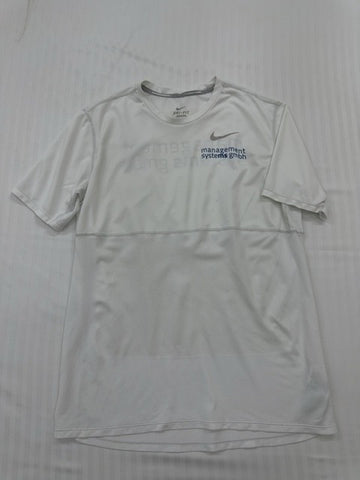 Nike Men's Dri-FIT White T-Shirt Size S