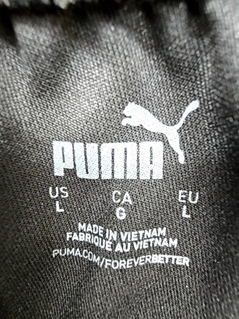 Puma Men's Black Activewear Track Pants Size L