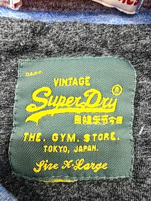 Superdry Vintage Blue Graphic Men's XL Short Sleeve T-Shirt