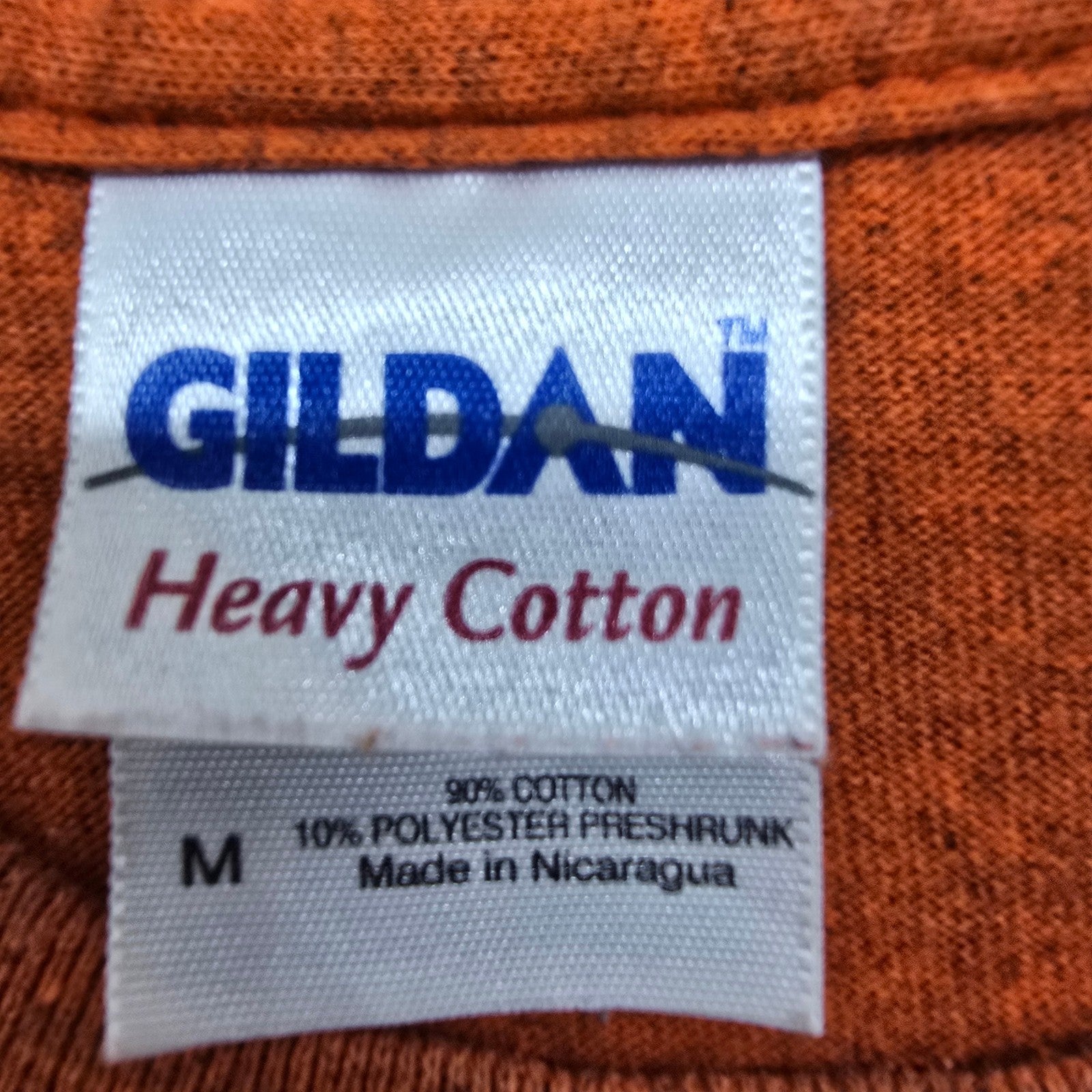 Gildan Men Orange T-Shirt size M product image 3