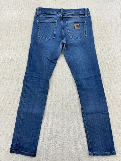 Carhartt Men's Blue Rebel Pant Slim Tapered Jeans 30x32