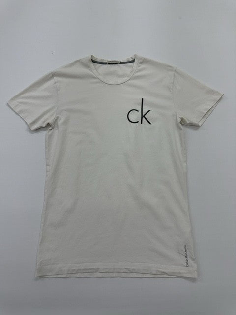 Calvin Klein Jeans Men White T-Shirt size S product image 1