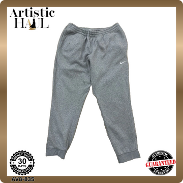 Nike Men's Grey Fleece Jogger Sweatpants XXL Big & Tall Tapered Relaxed