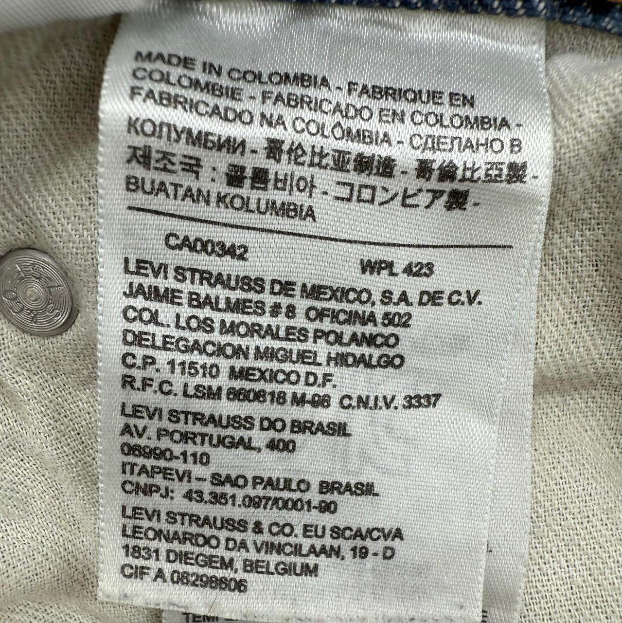 Levi's Men's Straight Blue Jeans 38x36 Big & Tall