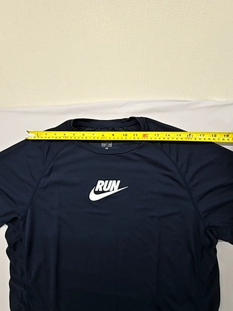 Nike Men's Dri-FIT Navy Running T-Shirt Size L SP10010EVR