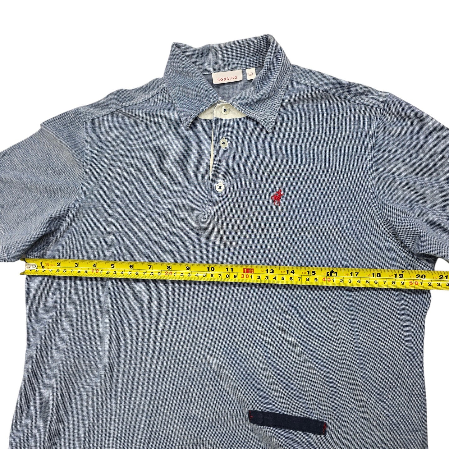 Rodrigo Men Blue Polo Shirt size 50 product image 7