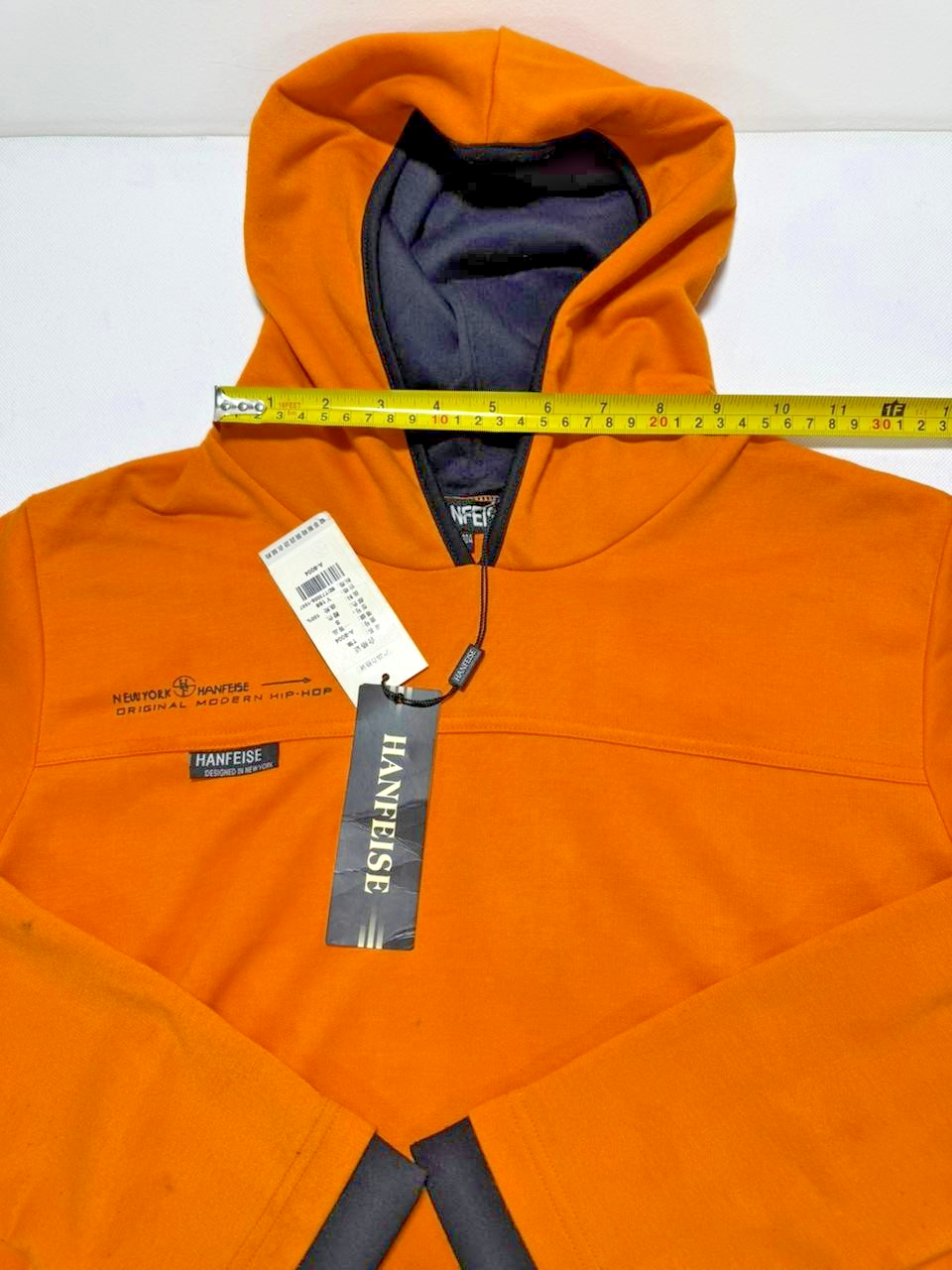 Hanfeise Men's Long Sleeve Hooded Sweatshirt Size S