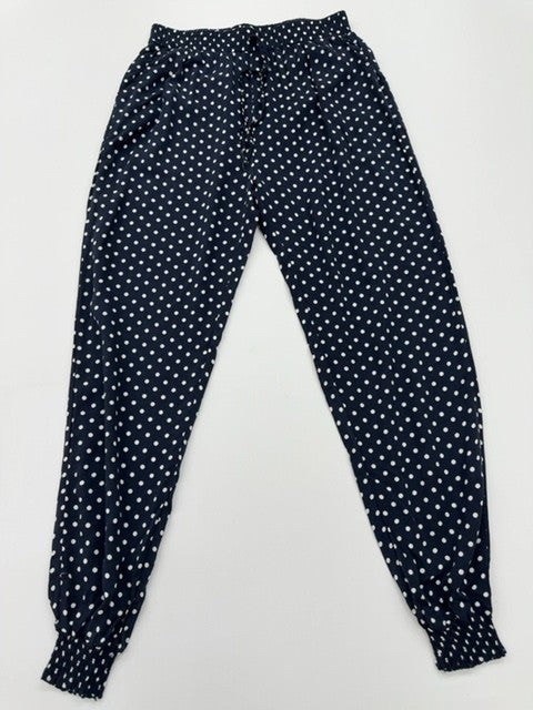 E&D Women Navy Track Pants size L product image 1
