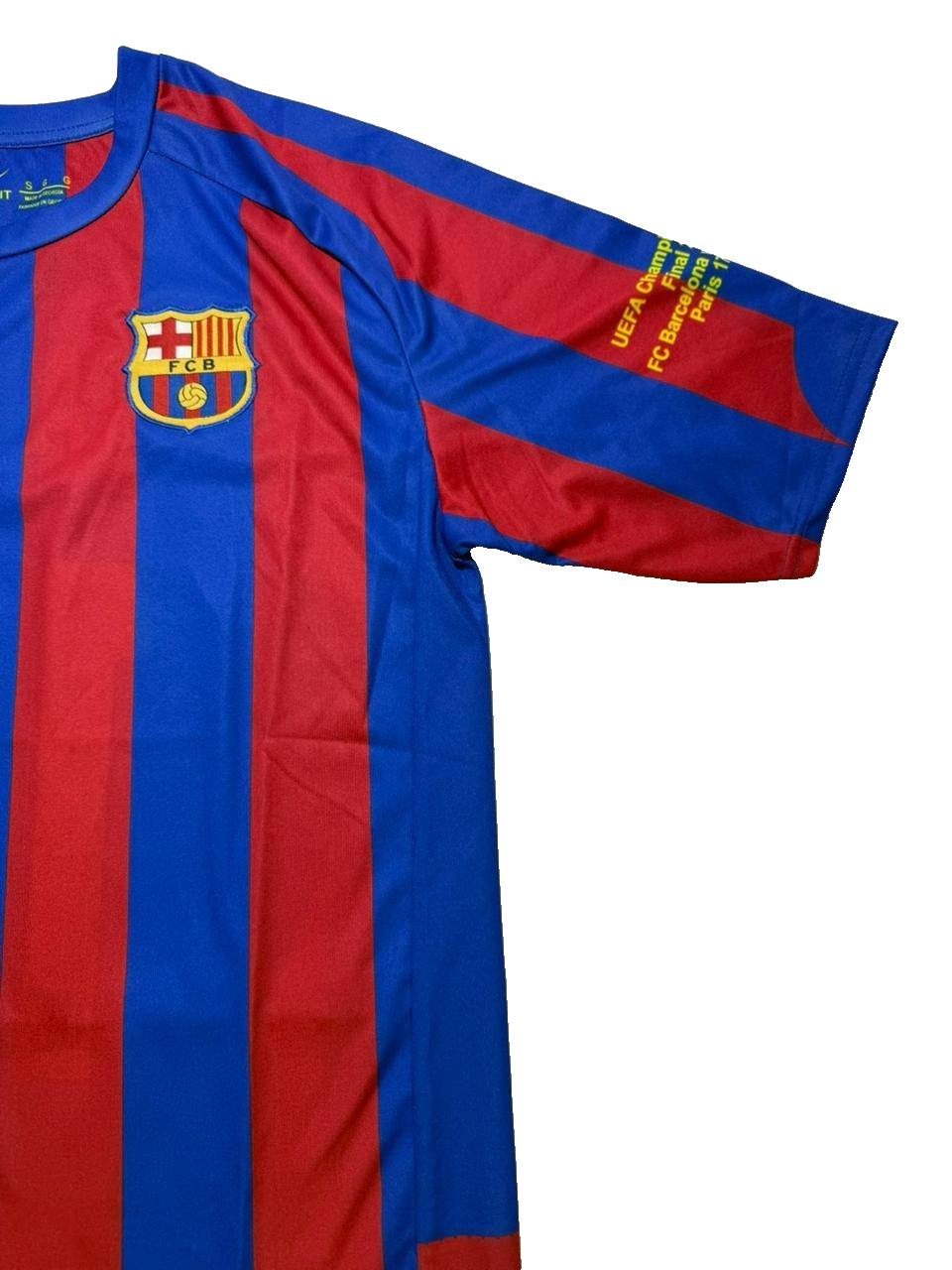 Nike Fcb Uefa Champions League Final 2006 Ronaldhino 10 Size - S