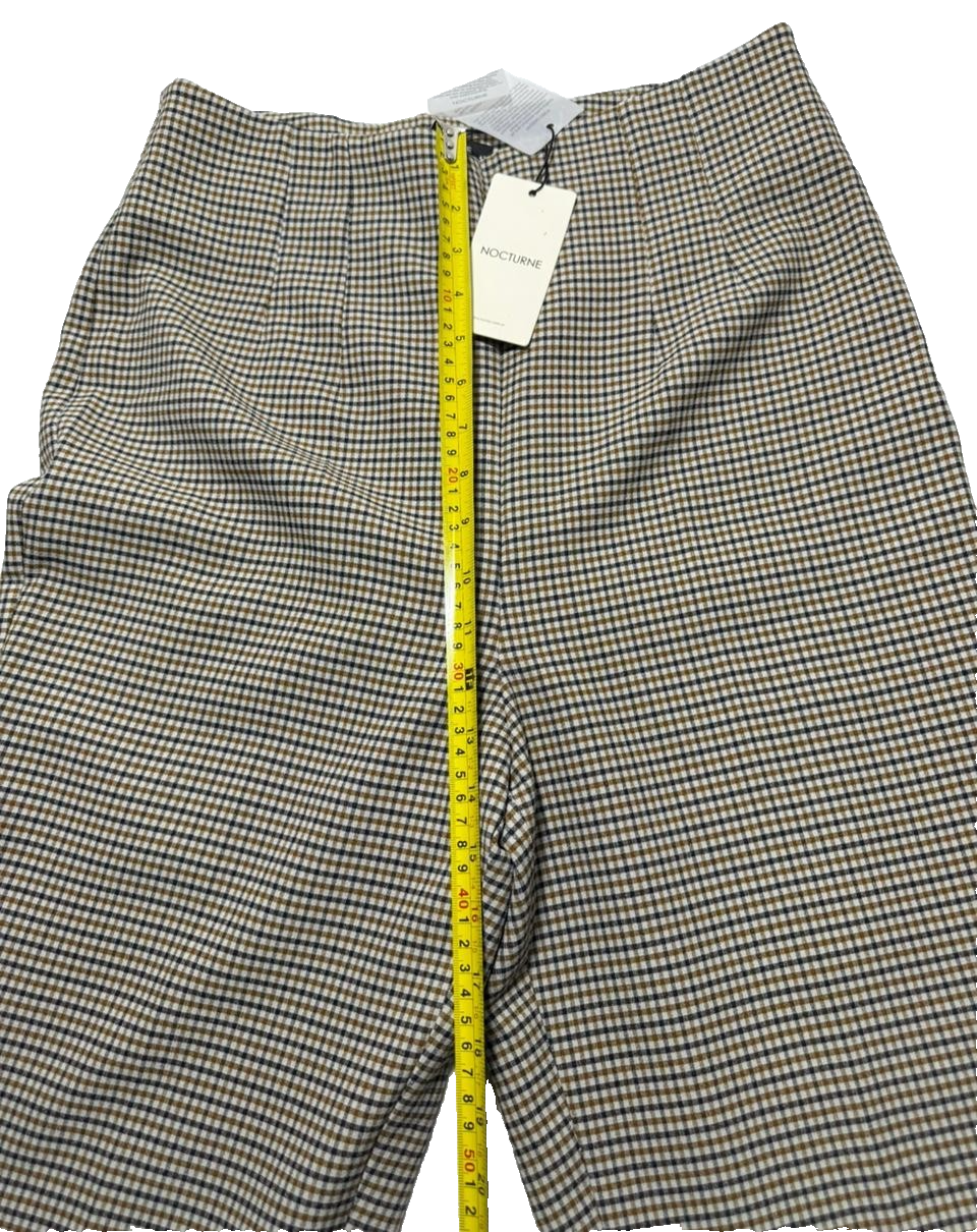 Nocturne Checkered Pants For Women - Size 42